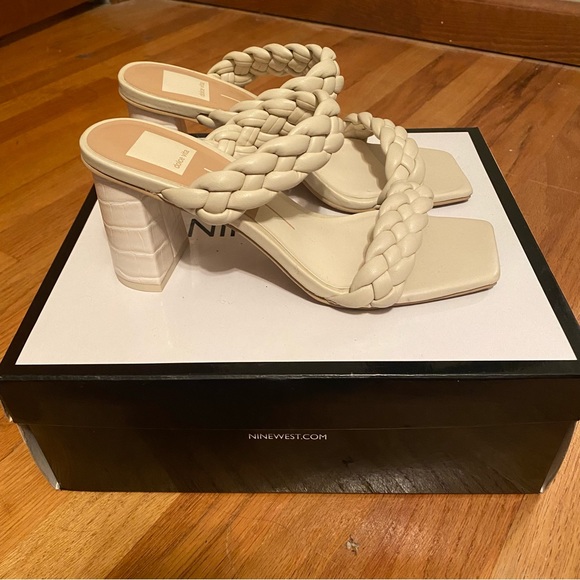 Dolce Vita Braided Paily Heels in Ivory - Picture 13 of 14